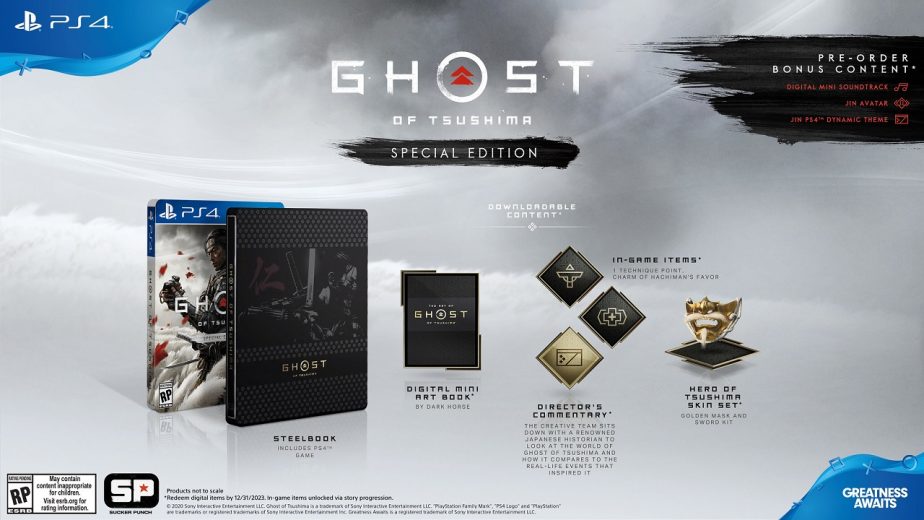 Ghost of Tsushima Pre-Order Guide Special Edition