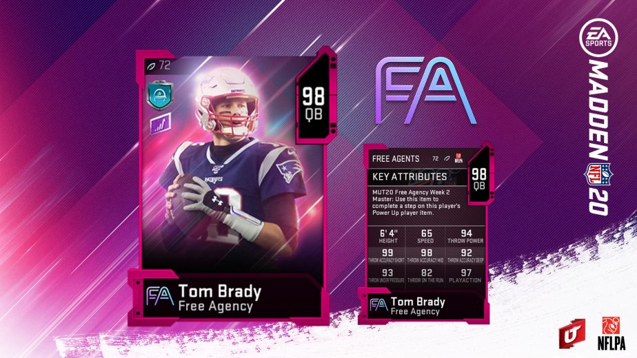 Madden 20 NFL Free Agency Part 2 Includes Tom Brady, Byron Jones Among  Upgraded Items