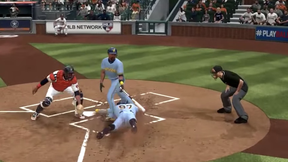 sliding home on mlb the show 20