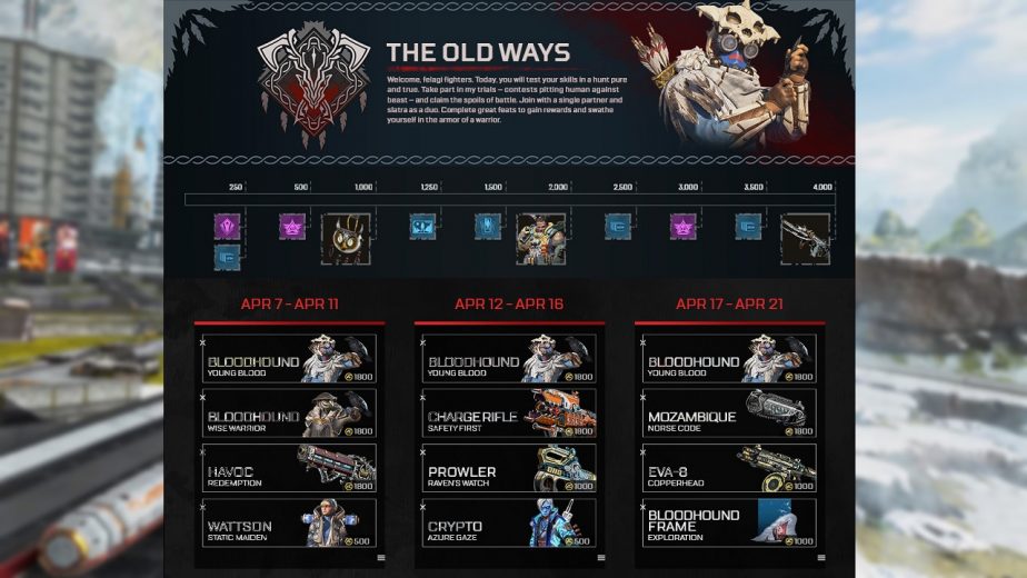 Apex Legends The Old Ways Lore Event Announced