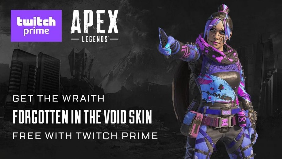 Apex Legends Wraith Skin Twitch Prime Forgotten in the Void