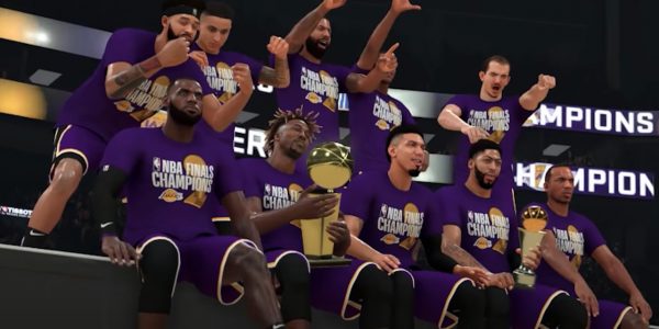 los angeles lakers are nba champions 2k20 playoff simulation