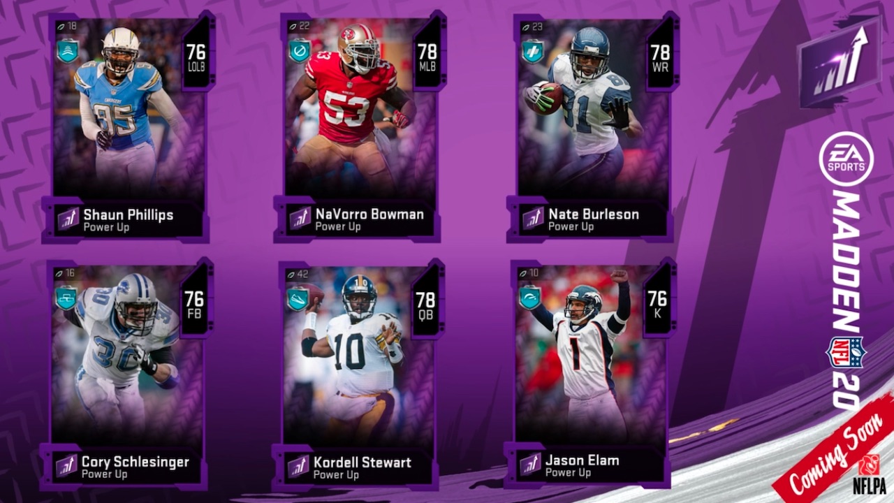 new madden 20 power up cards