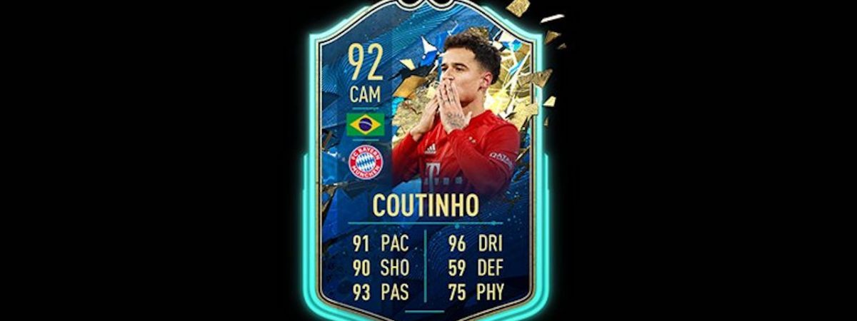 phillippe coutinho fifa 20 sbc requirements price and review
