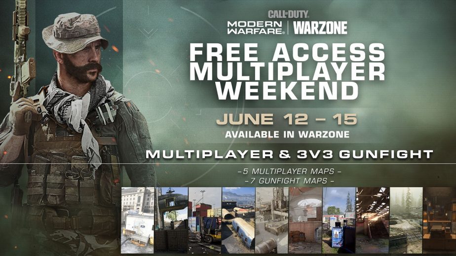 Modern Warfare Free Access Multiplayer Weekend June