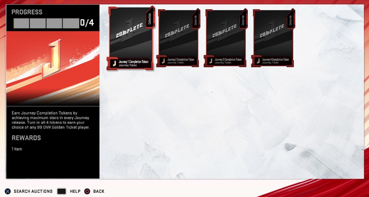 madden 20 journey completion set