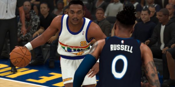 NBA 2k20 throwback moments cards Alex English dangelo Russell