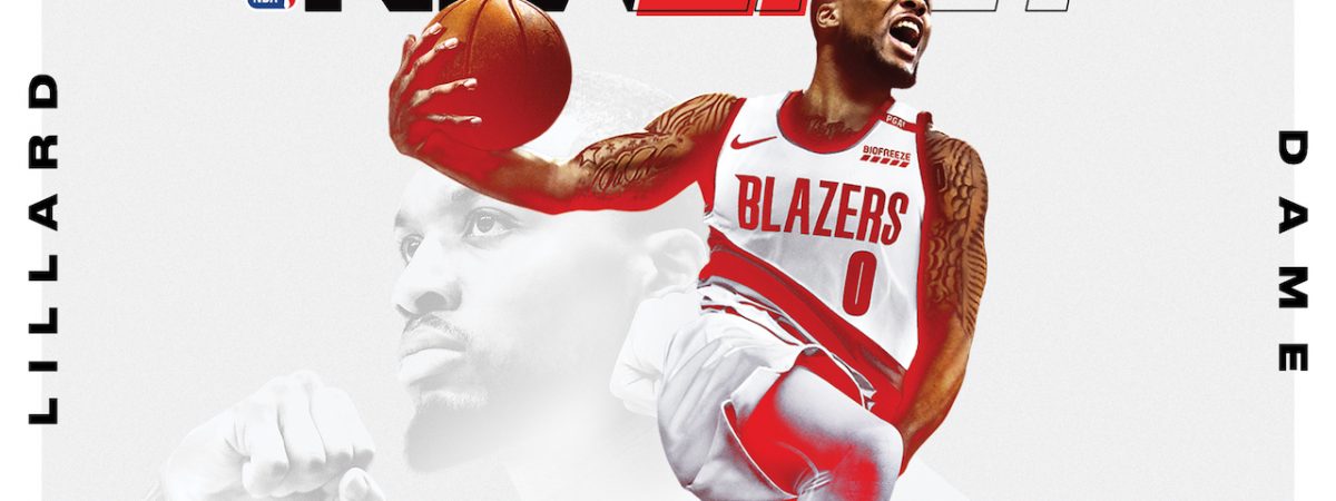 NBA 2k21 cover athlete reveal Damian Lillard current gen cover Star