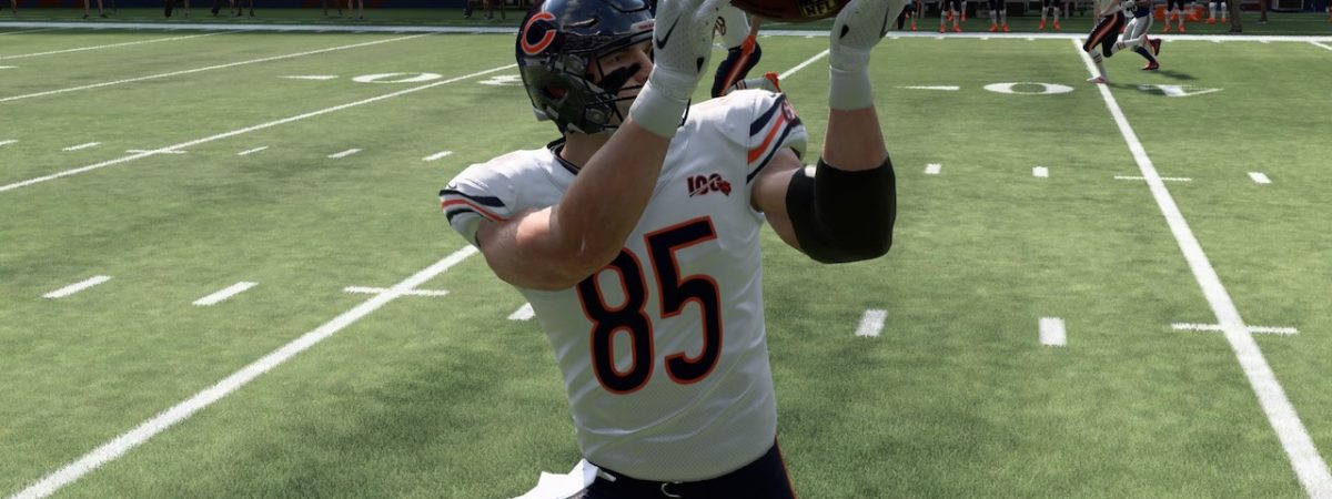 cole kmet tops madden 21 rookie ratings for tight ends