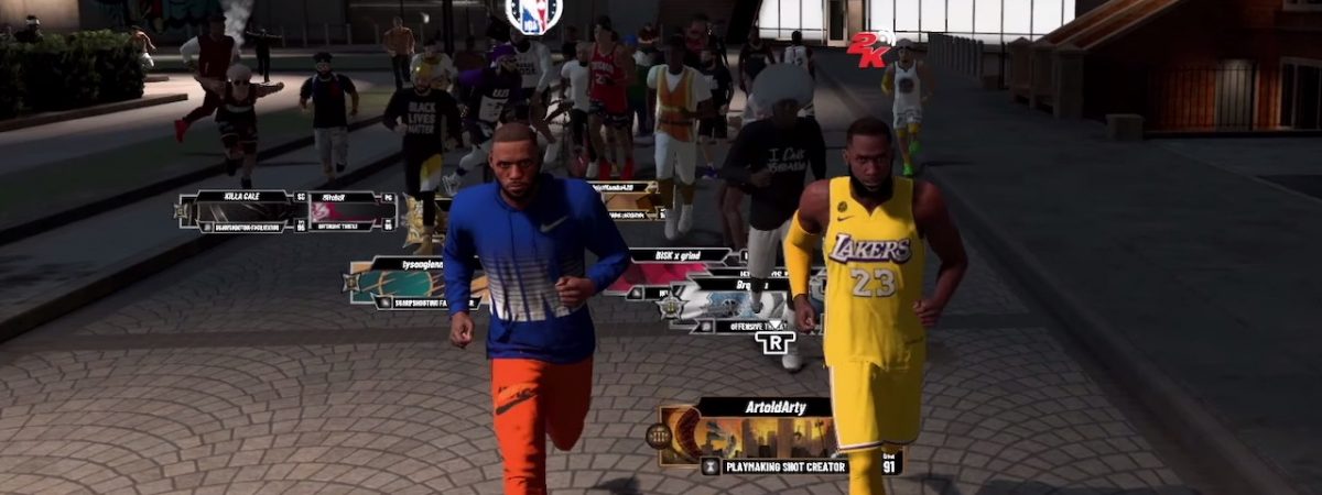 NBA 2K20 Park gets surprise visit from LeBron and Lakers teammates