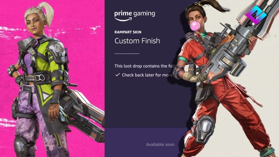 Apex Legends Rampart Skin Custom Finish Prime Gaming 2