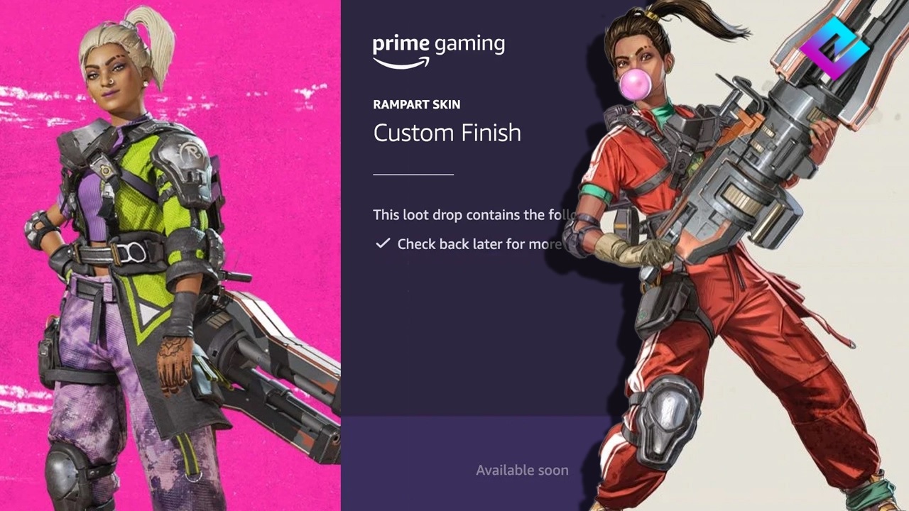 Apex Legends Rampart Skin Custom Finish Prime Gaming 2.