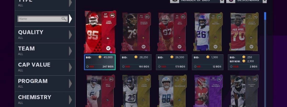 how to use madden 21 auction house in ultimate team