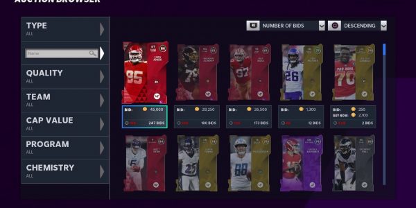 how to use madden 21 auction house in ultimate team