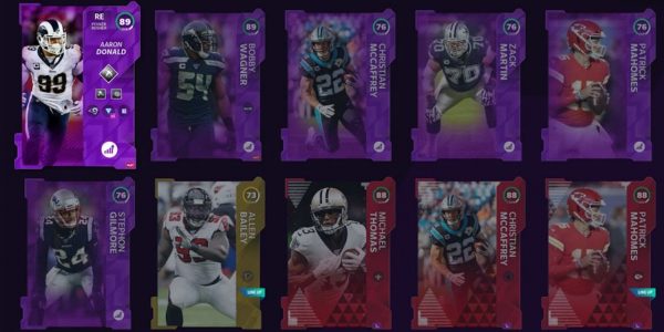 madden 21 ultimate team cards layout rivalz nfl epics programs