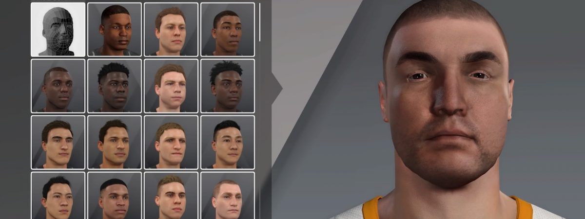 NBA 2K21 MyPlayer Creation how to face scan using mobile app
