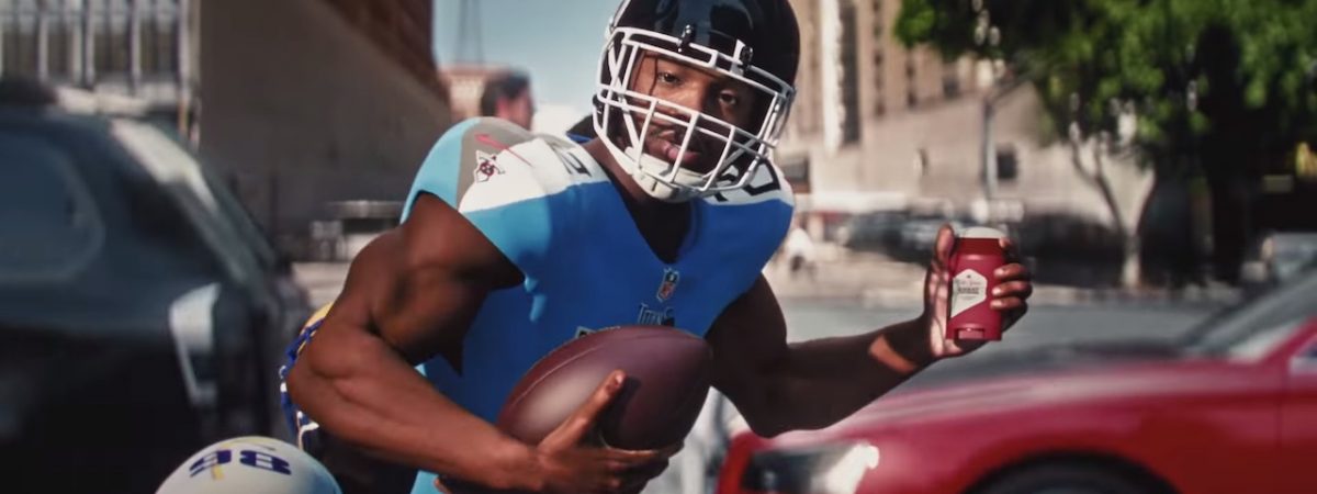 Derrick Henry appears in Old Spice Unstoppable video game ad