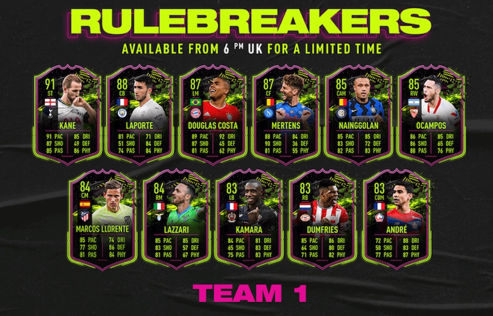 There are 4 other versions of kane in fifa 21, check them out using the navigation above. Harry Kane Fifa 21 Rating . Fifa 21 Rulebreakers Team 1 Revealed Players Include Harry Kane Aymeric Laporte Laptrinhx News