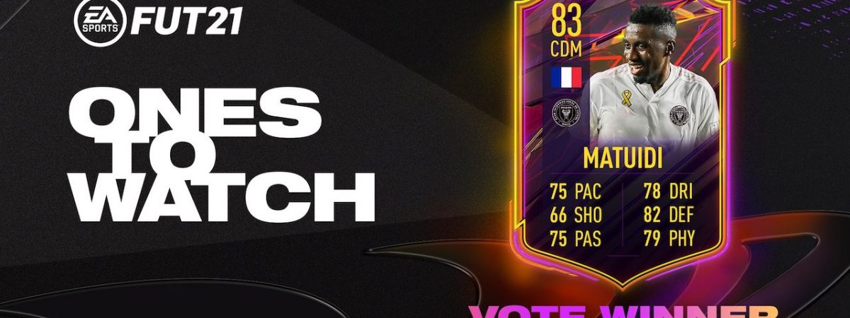 Matuidi Blaise FIFA 21 SBC ones to watch card guide