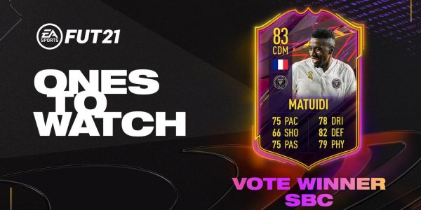 Matuidi Blaise FIFA 21 SBC ones to watch card guide