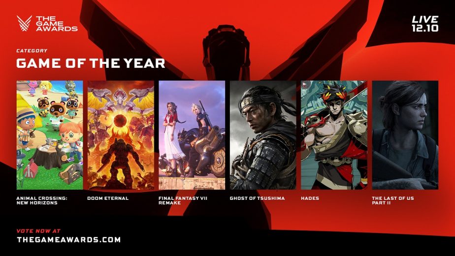The Game Awards Announces Nominees for 2020 Game of the Year