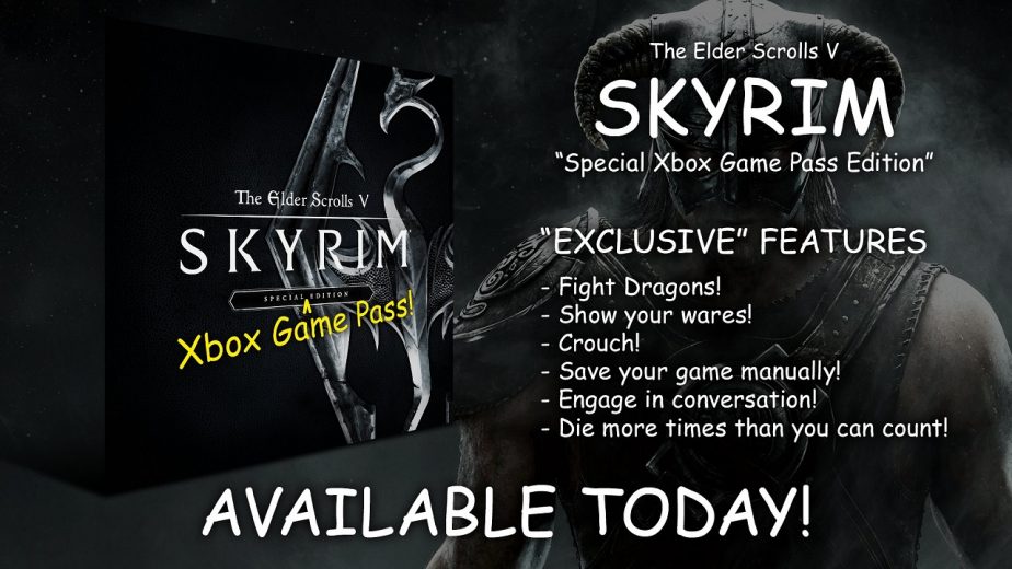 The Elder Scrolls V Skyrim Xbox Game Pass 2