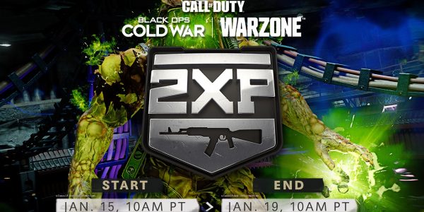 Call of Duty Black Ops Cold War Double XP Weekend 2021