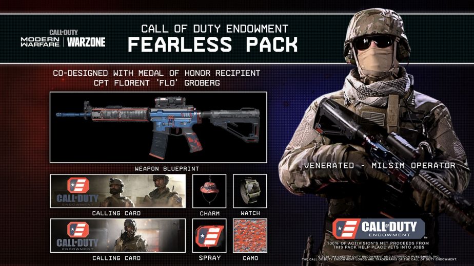 Call of Duty Endowment Pack Fearless Available for a Limited Time