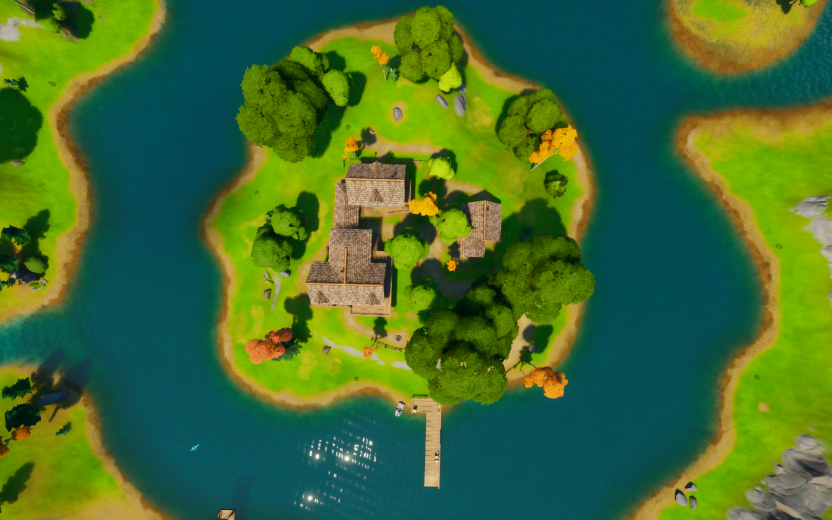 The center of the island looked simple before huge Fortnite map changes in Chapter 2