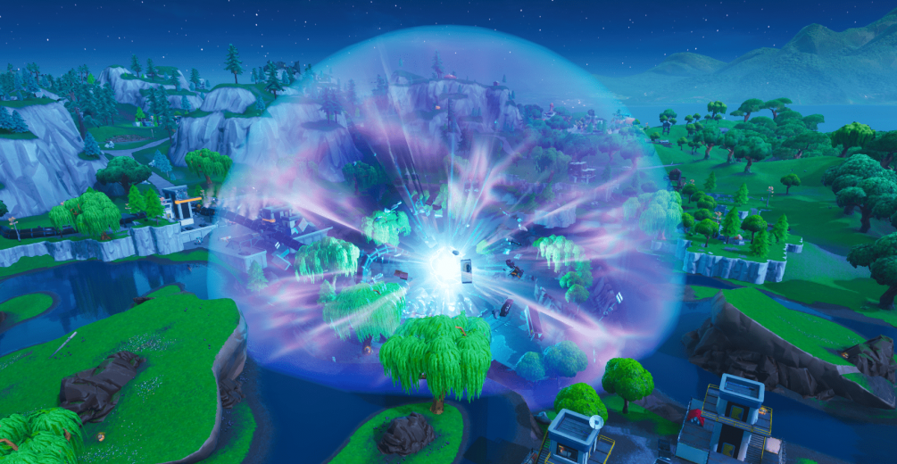 Loot Lake was another no-gravity zone in Fortnite Battle Royale