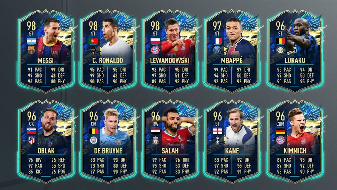 FIFA 21 Ultimate Team of the Season: TOTS Players Include Messi