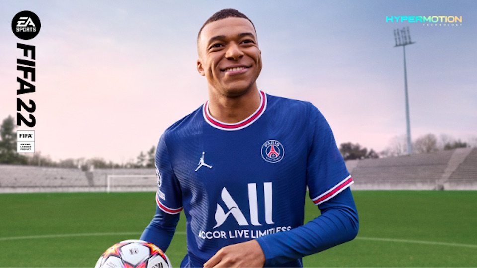 fifa 22 kylian mbappe standard edition cover