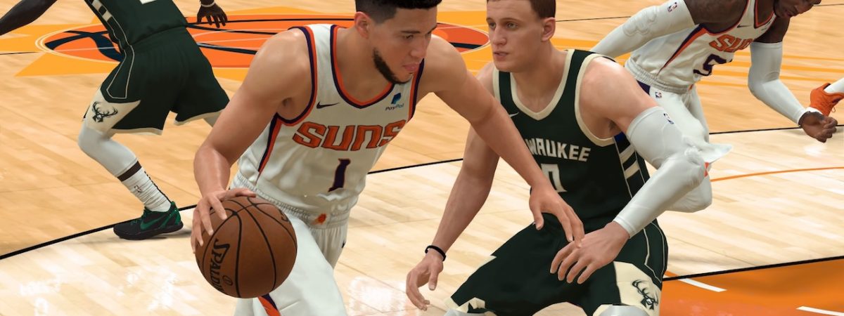 nba 2k22 cover star bucks vs suns finals matchup