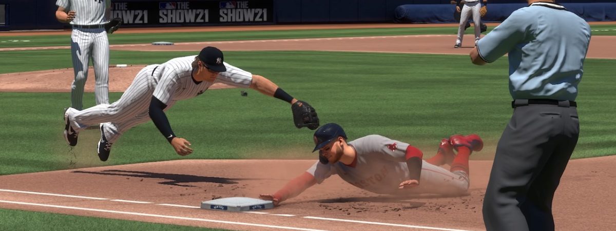 mlb the show 21 sliding controls for how to slide or dive to base