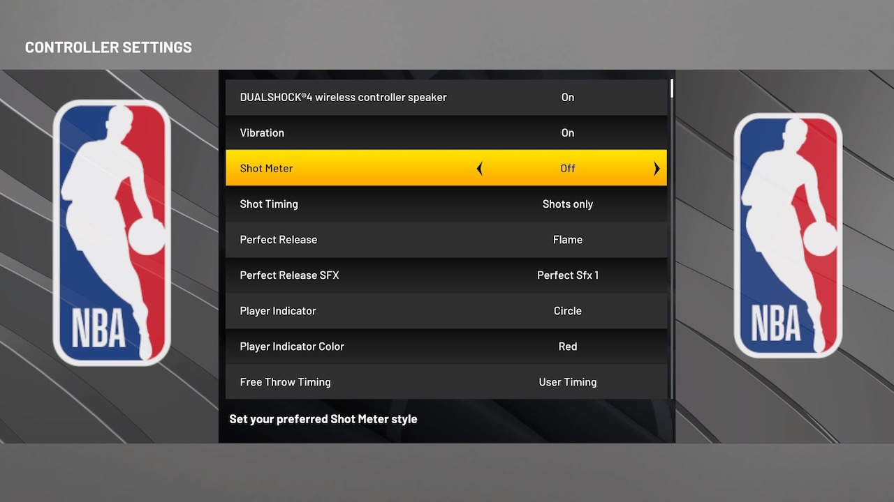 how to turn off shot meter nba 2k22 shooting controls