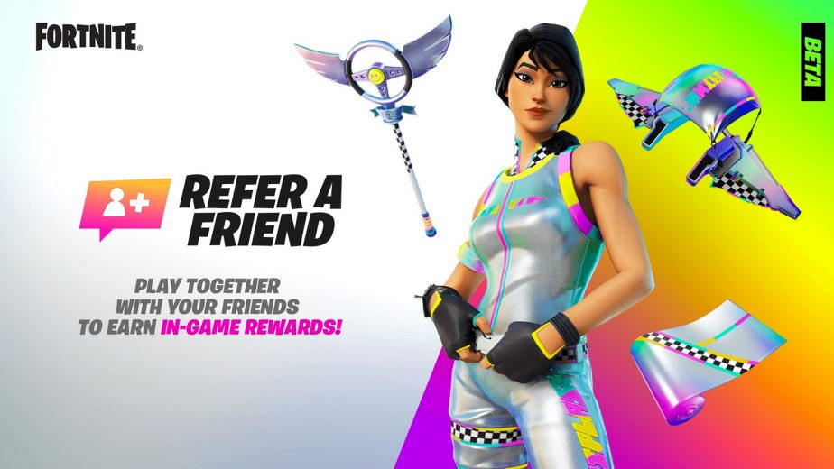Refer a Friend program offers a free Fortnite skin