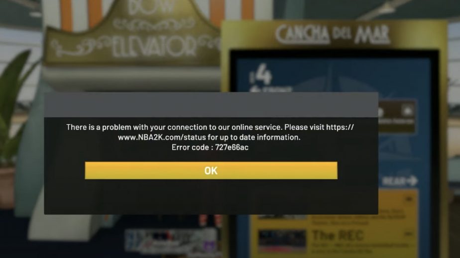 nba 2k22 error code message affects neighborhood mode