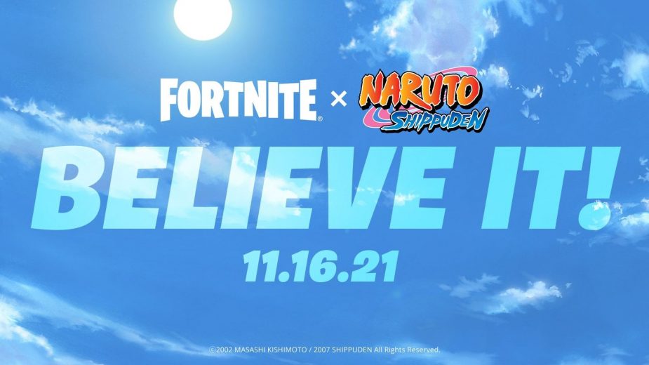 The Fortnite Naruto skin will be released on November 16, Epic Games has revealed.