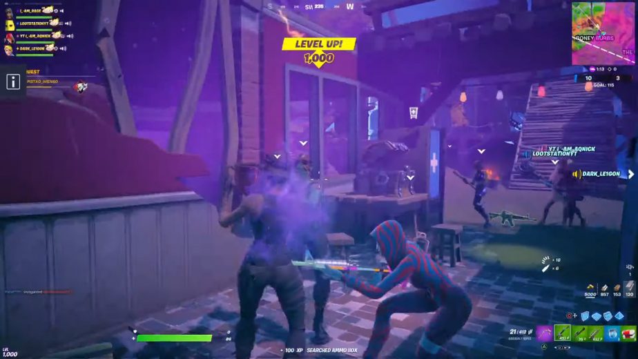 The first-ever Fortnite Battle Royale player to reach level 1,000 in a single season.