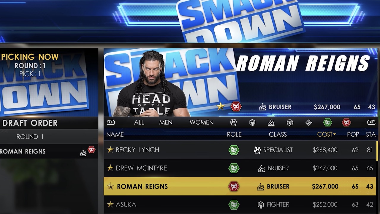 wwe 2k22 mygm mode screenshot