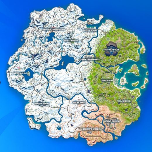 Fortnite Chapter 3 map has been fully revealed.