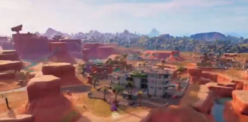 The new landmark looks similar to Paradise Palms.