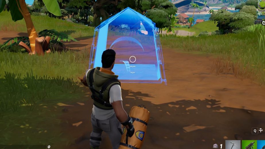 Fortnite tents allow players to stash their items and use them in the future.