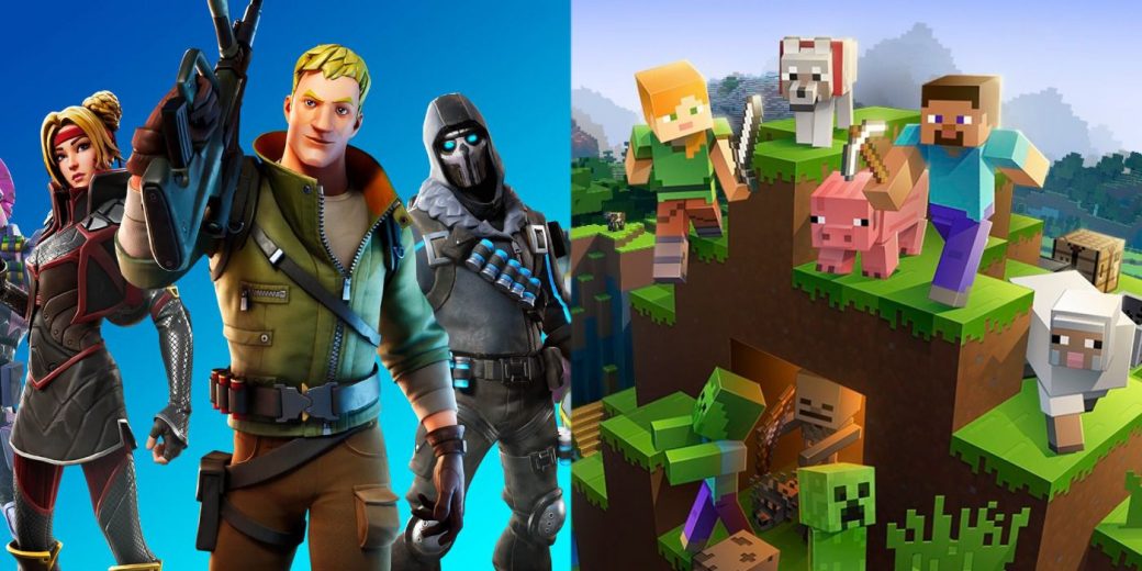 Fortnite and Minecraft are very popular across the globe.