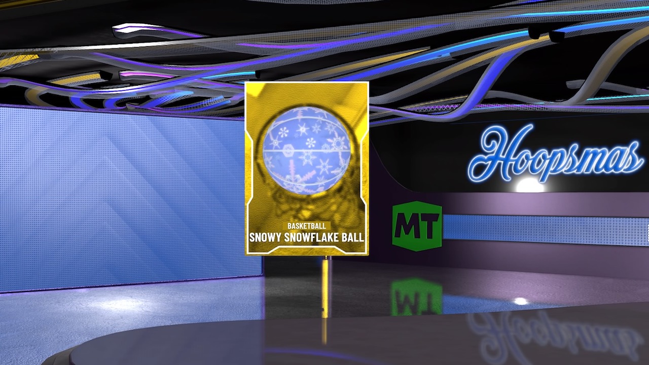 nba 2k22 hoopsmas snowflake ball reward