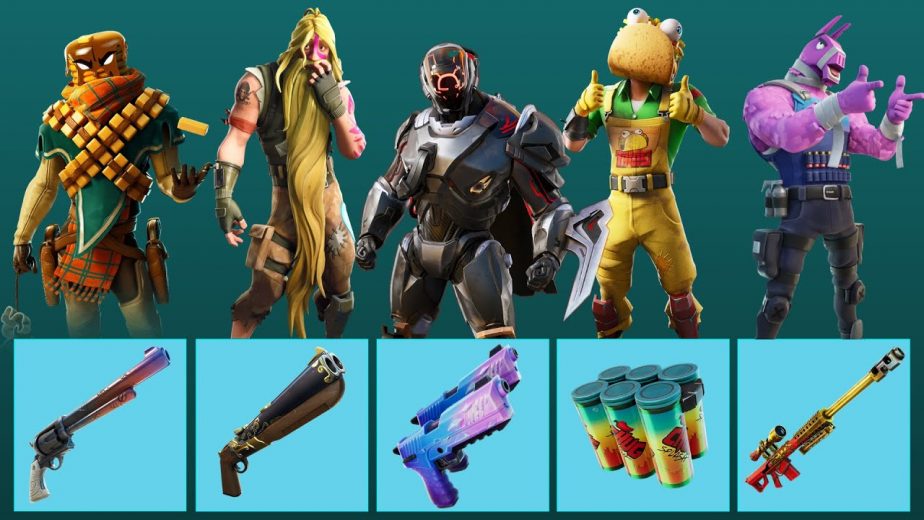 All Fortnite Exotic weapons in Chapter 3 - Season 1.