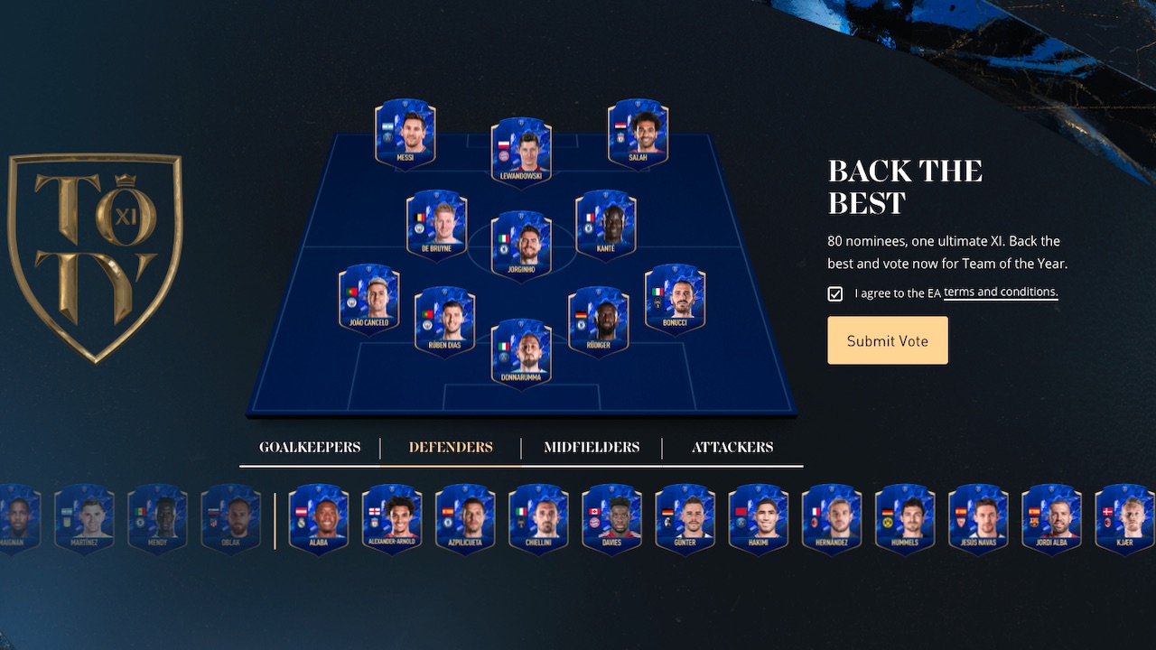 fifa 22 toty nominees and how to vote