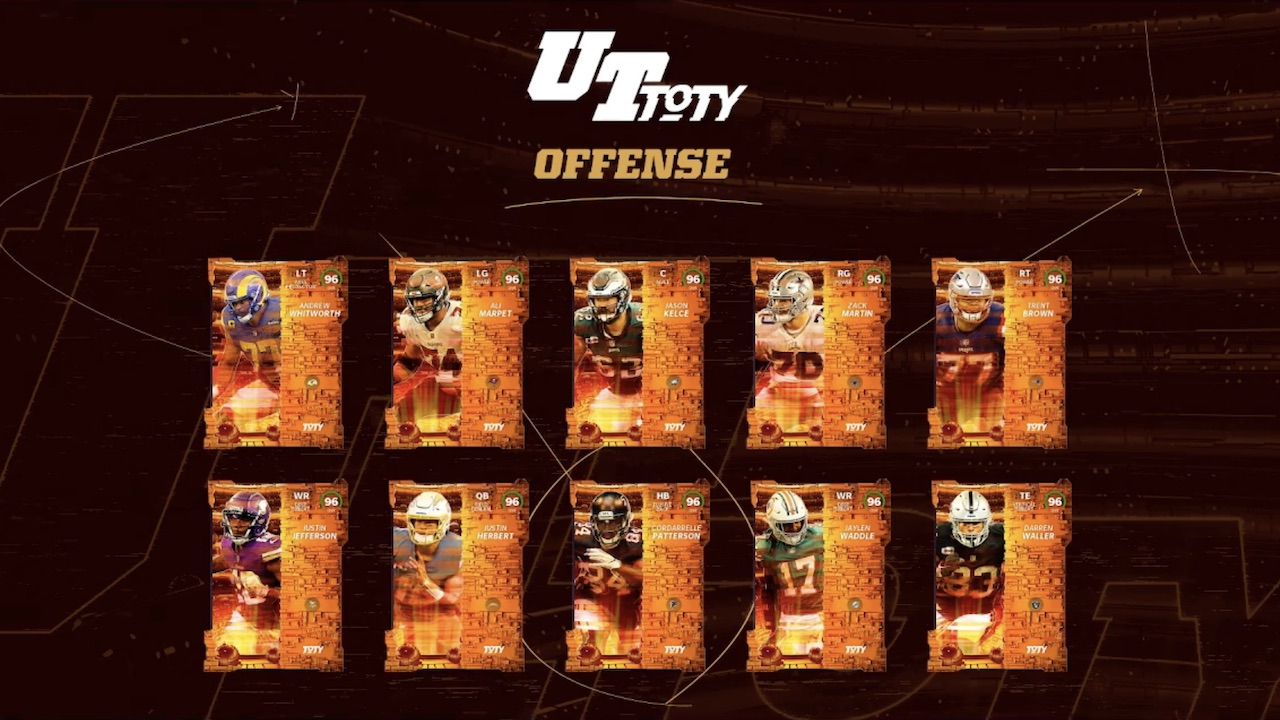 madden 22 toty players offense