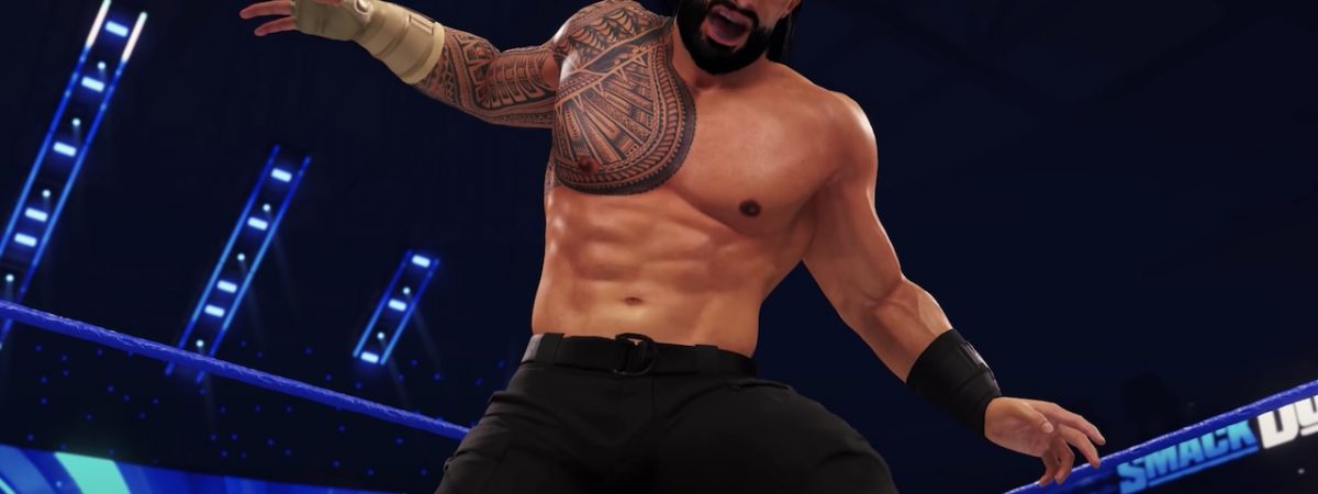 wwe 2k22 gameplay trailer arrives royal rumble with more superstar ratings